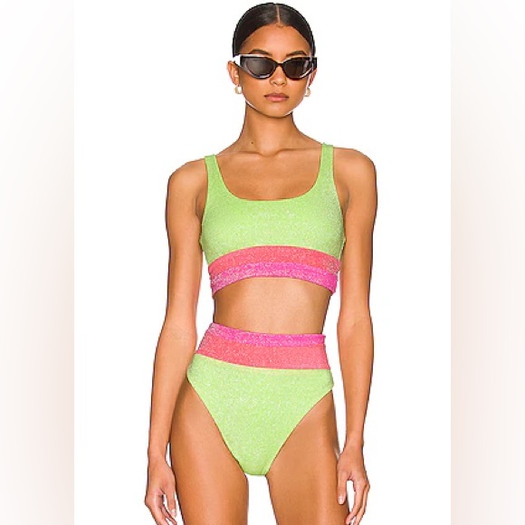 Beach Riot x Revolve Watermelon Lemonade Mackenzie Top and Heidi Bottoms Set - Picture 5 of 6